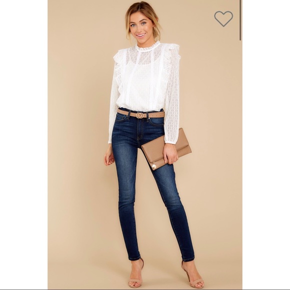 New Sensation White Lace Bodysuit - Picture 3 of 4